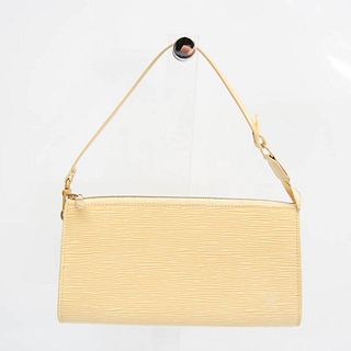 Louis Vuitton Epi Pochette Accessoir M5294A Women's Handbag Vanilla