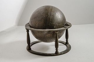 19th century Middle Eastern Copper Globe. 