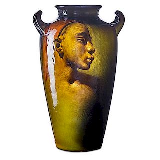 ROOKWOOD Standard Glaze portrait vase
