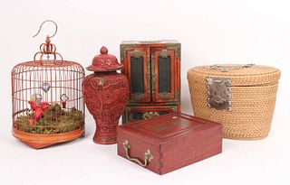Group of Five Assorted Chinese Items