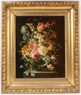 Eric Josef Dogarth Oil on Board Floral Still Life