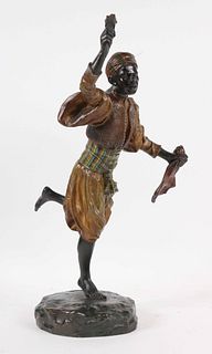 T. Curts, Austrian Bronze Orientalist Sculpture