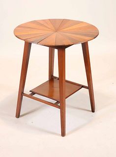 Arts & Crafts Style Inlaid Occasional Table