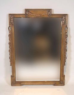 Louis XVI Style Gilt-Painted Pier Mirror