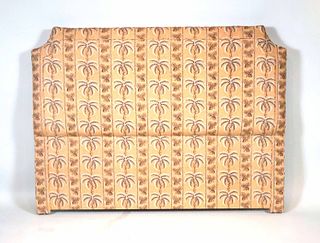 Tropical Pattern Upholstered Headboard