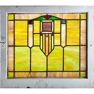 ARTS & CRAFTS Three stained glass windows