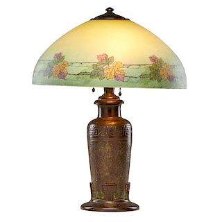 HANDEL Table lamp w/ vine border
