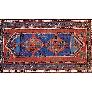 CAUCASIAN KAZAK Hand-knotted wool rug