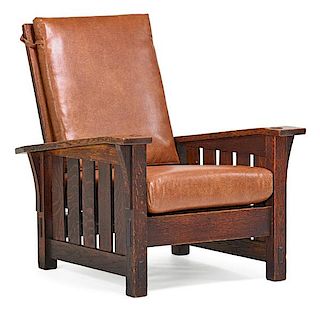 GUSTAV STICKLEY Drop-Arm Morris Chair (no. 369)