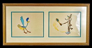 Looney Tunes Animation Cels - Wile E. & Road Runner