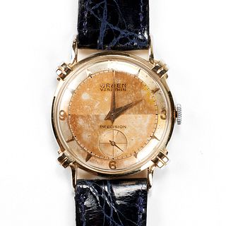 Gruen 14K Yellow Gold Veri Thin Wrist Watch