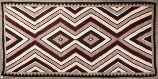 Navajo Blanket Double Medicine Man's Eye 5' x 11'