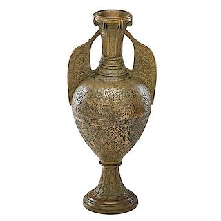 TIFFANY STUDIOS (Attr.) Decorative vase form