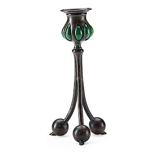 TIFFANY STUDIOS Blown-out candlestick