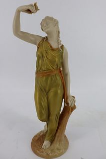 Royal Worcester Porcelain Figure Of A Classical