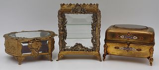 Grouping of (3) Ornate Vanity Items.