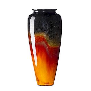 TECO Tall rare Aventurine vase
