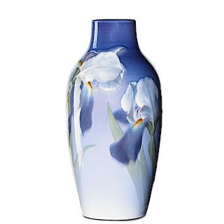 CARL SCHMIDT;  ROOKWOOD Iris Glaze vase