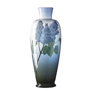 CARL SCHMIDT;  ROOKWOOD Fine tall Iris Glaze vase