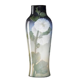 ED DIERS;  ROOKWOOD Tall Iris Glaze vase