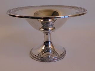 LARGE STERLING FOOTED BOWL