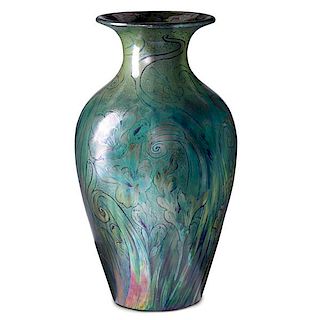 JACQUES SICARD;  WELLER Massive vase