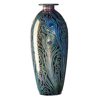 JACQUES SICARD;  WELLER Tall vase