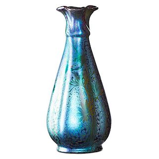 JACQUES SICARD;  WELLER Lobed vase
