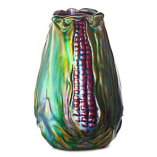 JACQUES SICARD;  WELLER Small corn vase