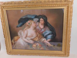 CLASSICAL 1860 FRENCH PAINTING AFTER LE BRUN