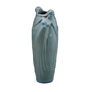 WELLER Rare Fru Russett figural vase