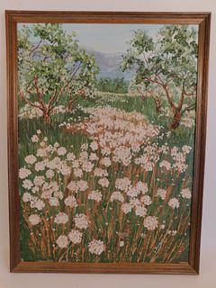 BARB DUNKLE PAINTING WILDFLOWERS