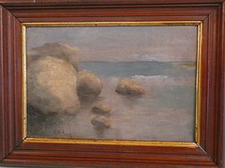 VICTORIAN SEASCAPE PAINTING 