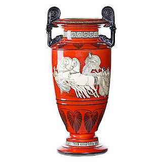 ROSEVILLE Rare Rozane Olympic vase
