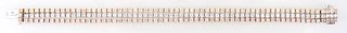 14K Yellow, White and Rose Gold Three Strand Link Bracelet, each of the 63 link strands with a small round diamond, 189 diamonds, total diamond wt.- 9
