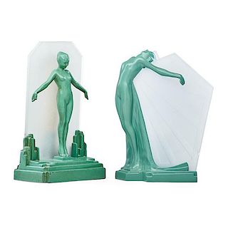 FRANKART Two figural lamps