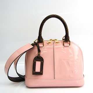 Louis Vuitton Alma BB Patent M51925 Women's Handbag Monogram,Rose Ballerine