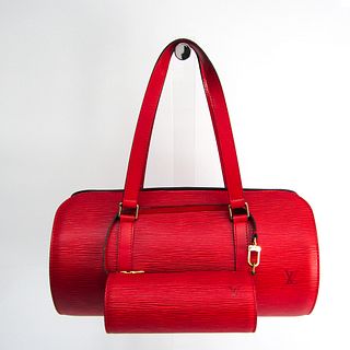 Louis Vuitton Epi SUFLO M52227 Women's Handbag Castilian Red