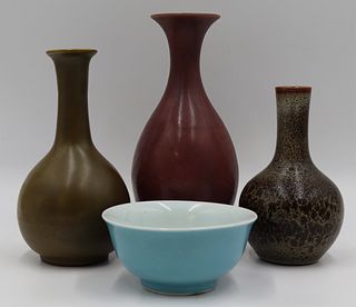 Assorted Asian Pottery.