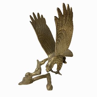 Desk Decor Metal Eagle