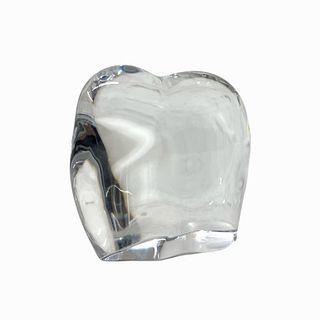 Baccarat Crystal Abstract Paperweight