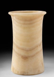 Beautiful Bactrian Banded Alabaster Jar
