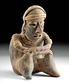 Nayarit Pottery Seated Mourning Figure