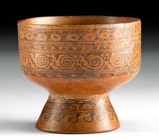 Aztec Bi-Chrome Pedestal Cup