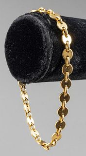 Cartier 18K Yellow Gold Sphere Link Bracelet