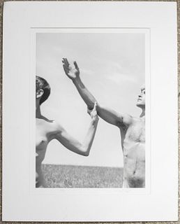 Philip Trager Gelatin Silver Print, Two Dancers