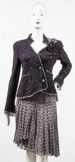 Chanel Wool & Silk Skirt Suit