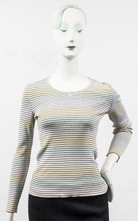 Chanel Multicolor Striped Sweater