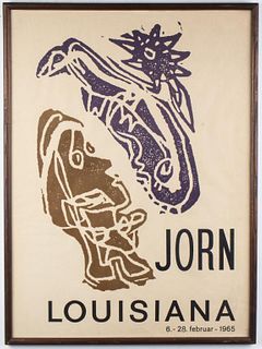Asger Jorn Poster for Louisiana Museum Exhibition