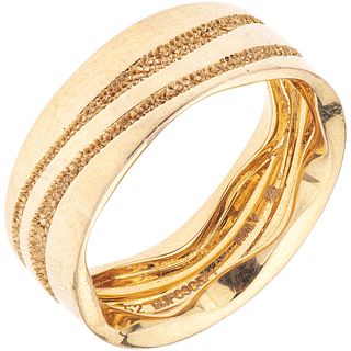 RING IN 18K ROSE GOLD, MONTBLANC Weight: 5.9 g. Size: 6 ¼